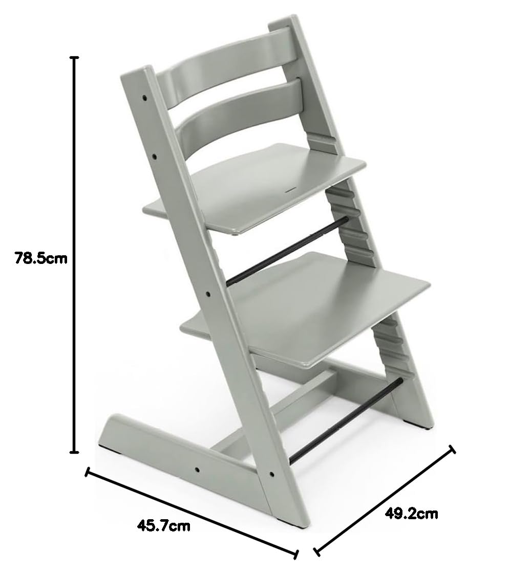 人気カラー　ストッケ　トリップ　トラップ　ヘイジーグレー 　ベビーチェア Amazon | Stokke(ストッケ)【公式】トリップトラップ ベビーチェア